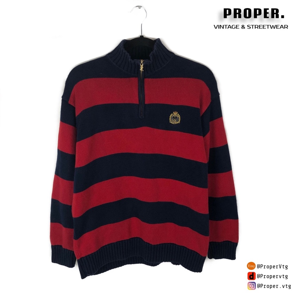 Vintage Lauren Ralph Lauren Quarter Zip Sweater